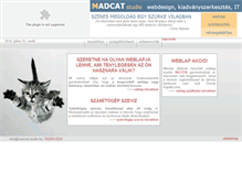 Tablet Screenshot of madcat-studio.hu